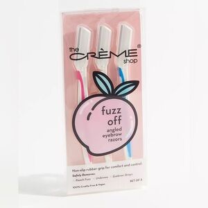 NWT The Crème Shop Fuzz Off Angled Razor Set